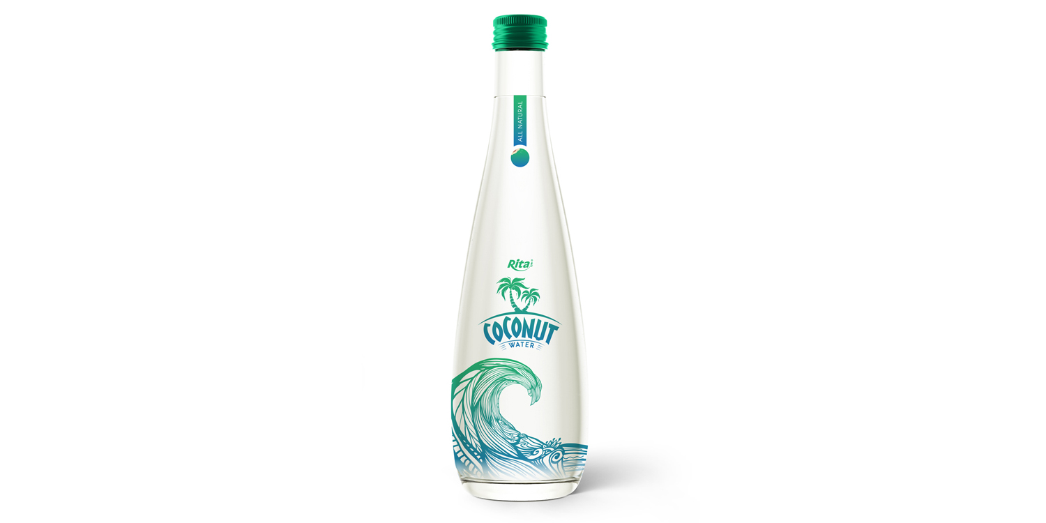 coconut water wholesale price glass bottle 300ml